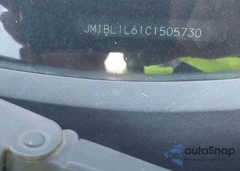 2012 Mazda Mazda3 S Touring из США, поврежденный, VIN JM1BL1L61C1505730